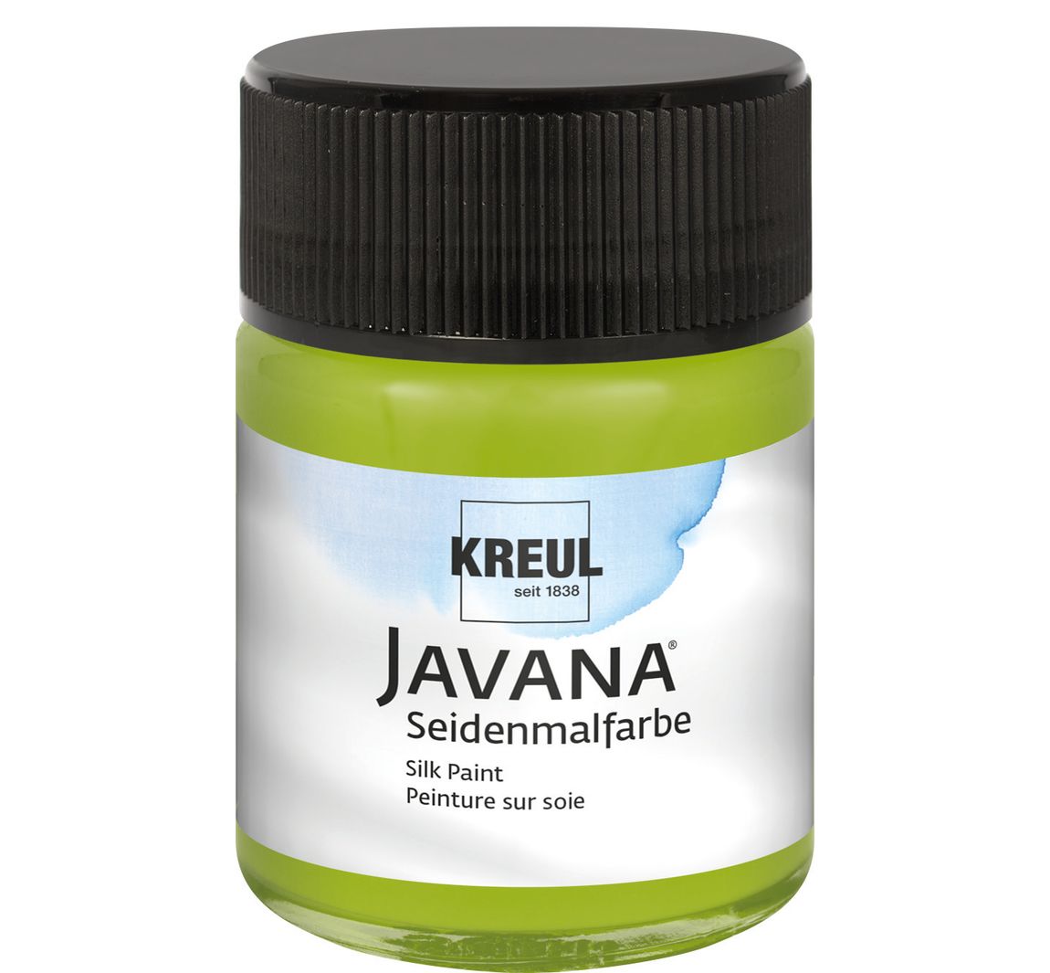 KREUL Javana Seidenmalfarbe, 50 ml - Maigrün