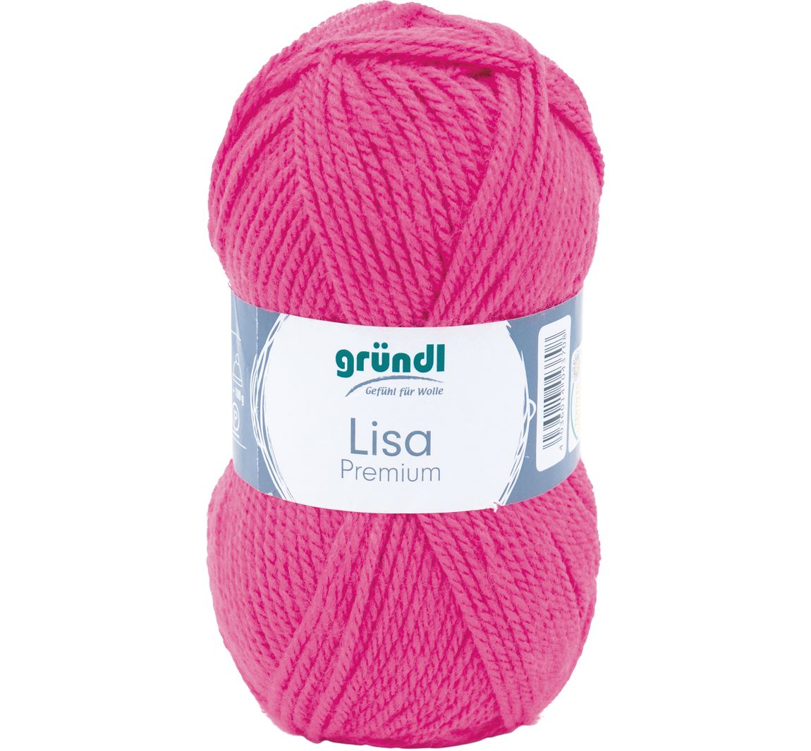 Wolle "Lisa" - Neon-Pink