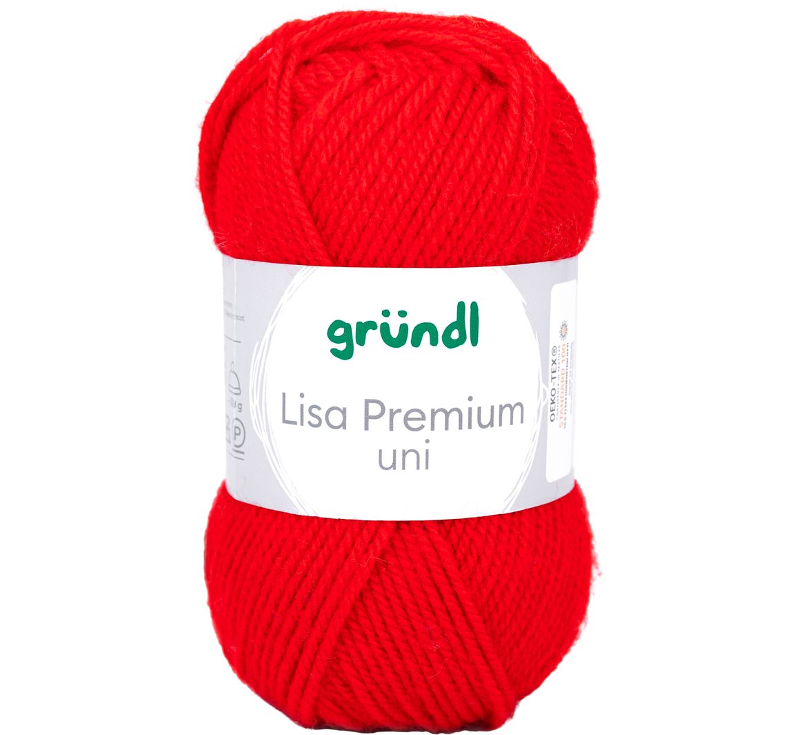 Wolle "Lisa" - Rot