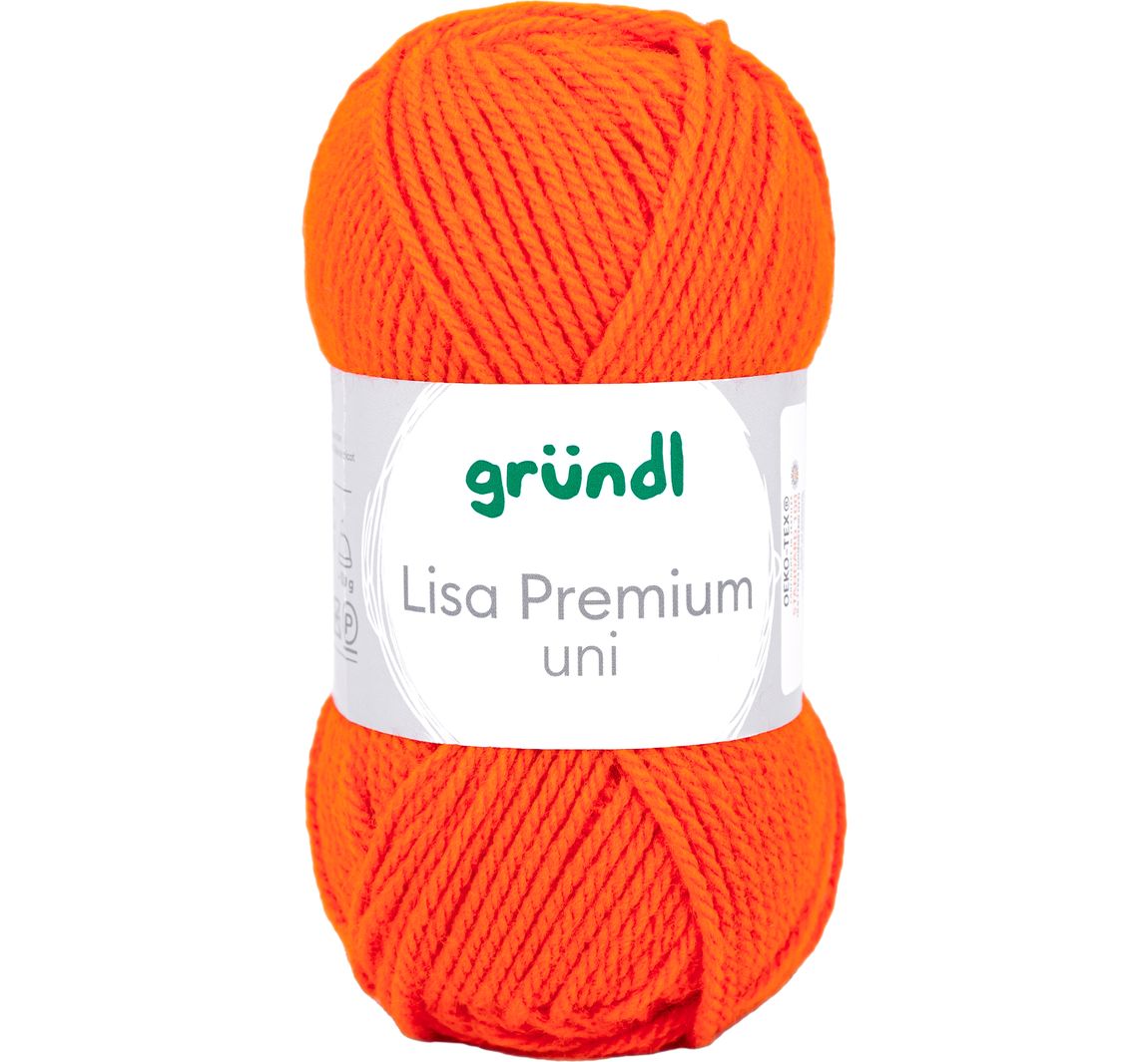 Wolle "Lisa" - Orange