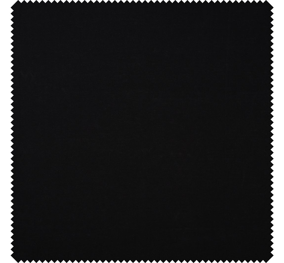 Baumwoll-Stoff "Uni" - Schwarz
