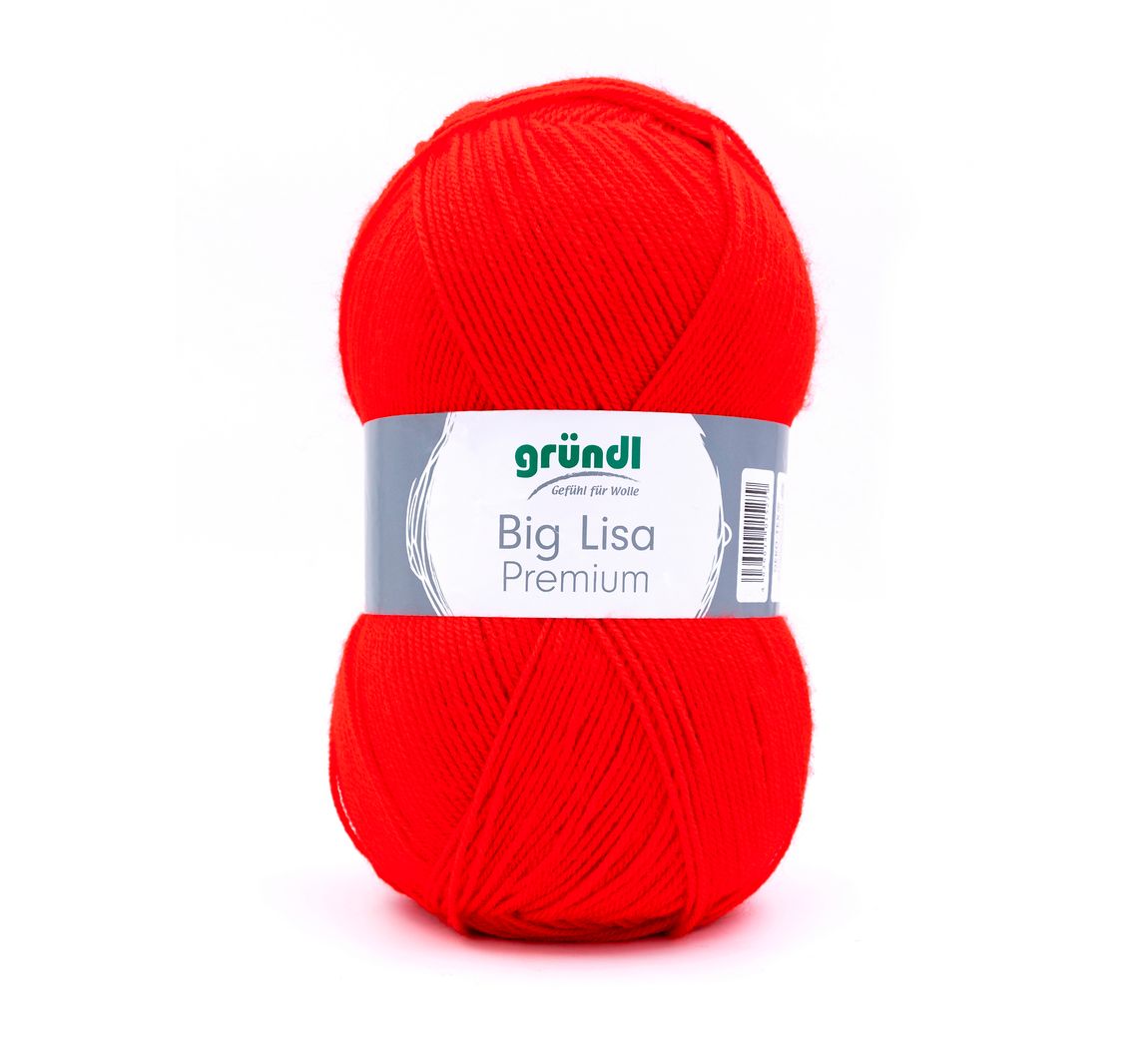 Wolle "Big Lisa" - Rot