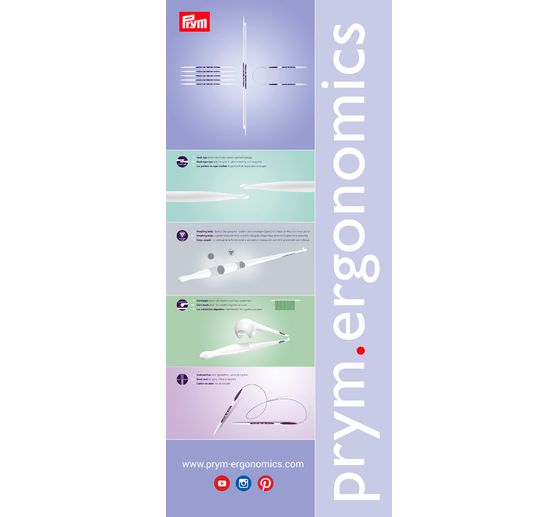 Prym Strumpfstricknadeln "Ergonomics"