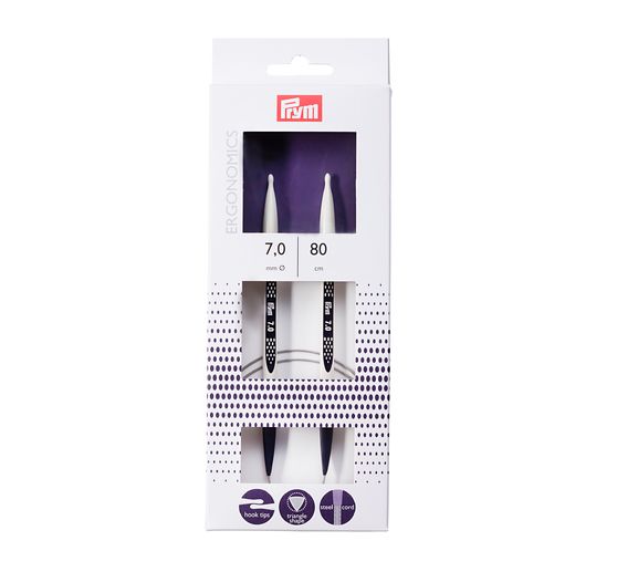 Prym Rundstricknadeln "Ergonomics", 80 cm