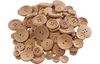 VBS Wooden buttons "Size Mix", 100 g