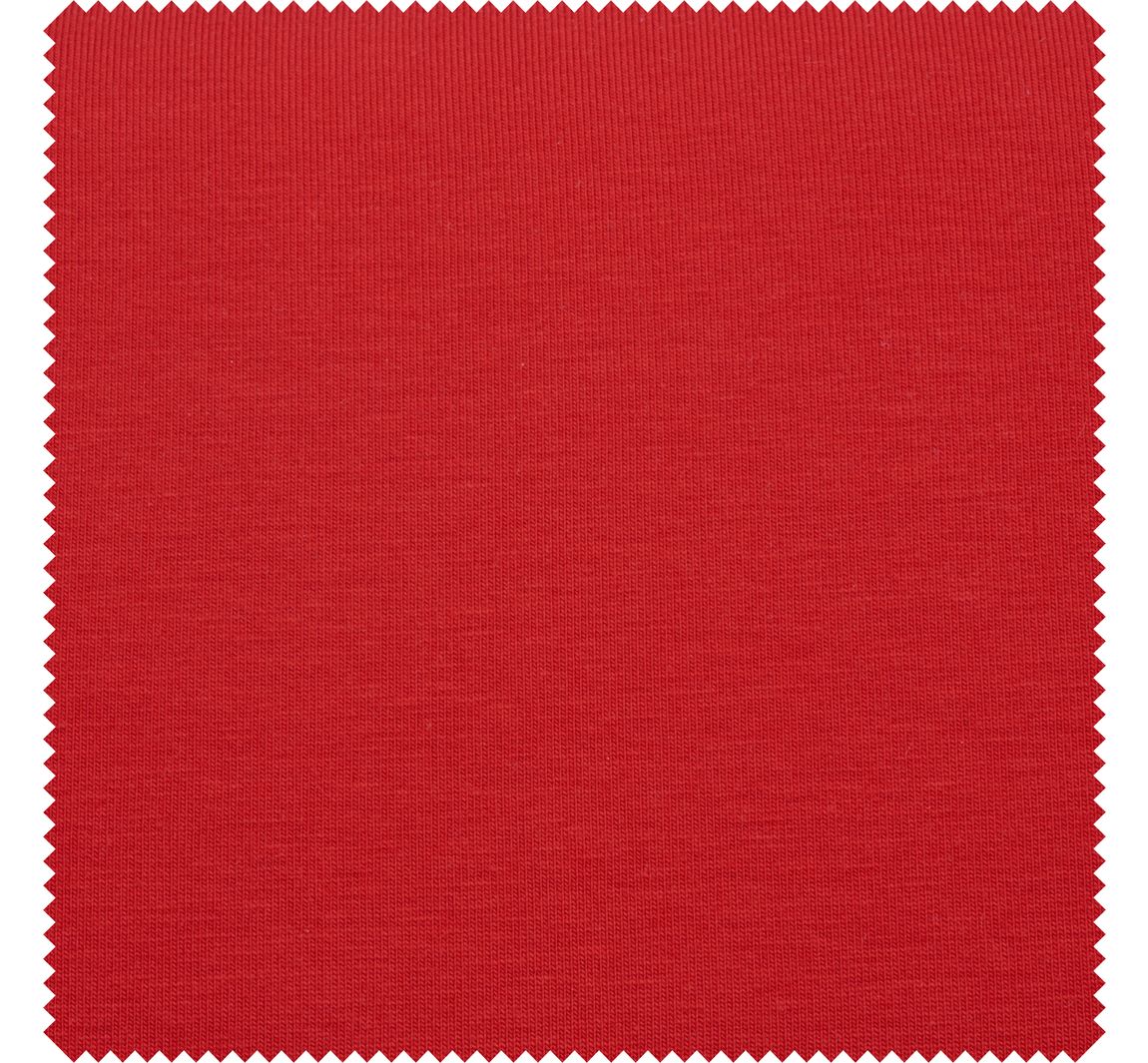 Jersey-Stoff "Uni" - Rot