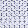 Cotton fabric "Anchor-Blue"