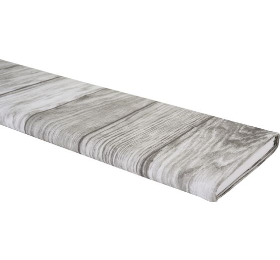 Motiv-Stoff "Holzoptik-Grau"