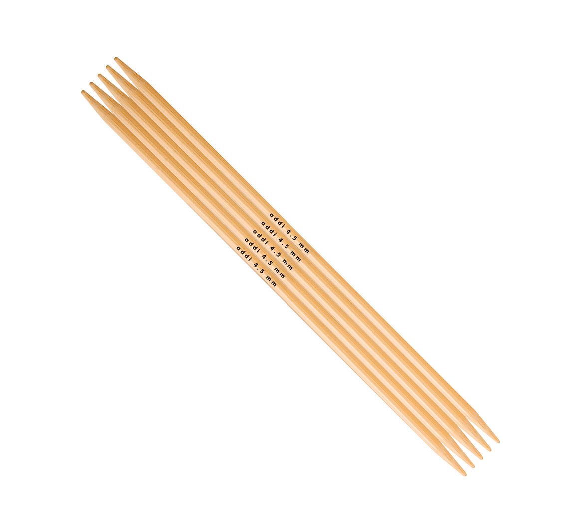 addiNature Nadelspiel, Bambus, 20 cm - Stärke 5