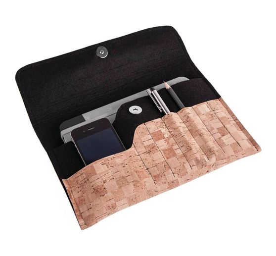 Kork Nähset "Clutch", 6-teilig