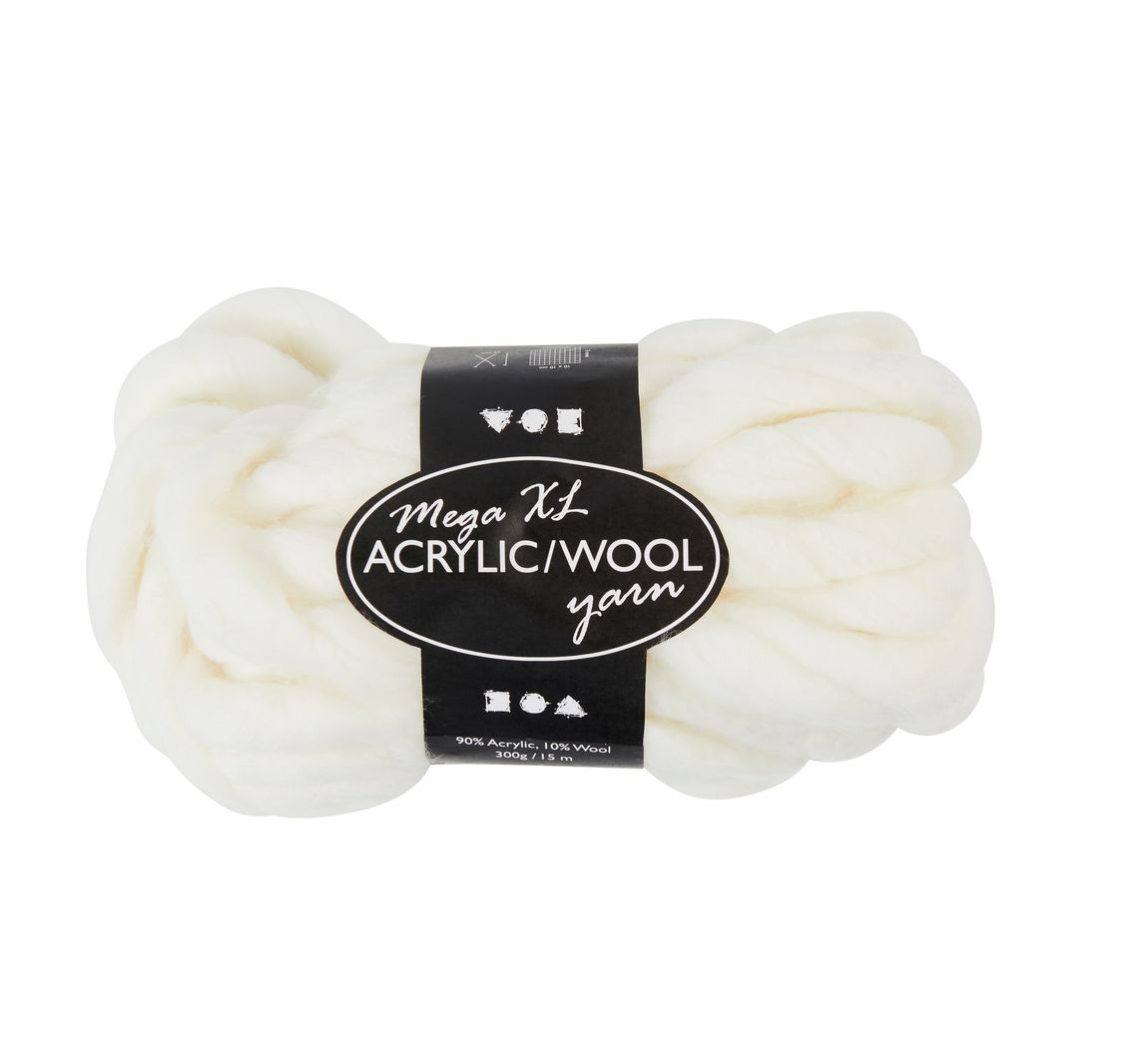 Wolle Mega XL - Creme