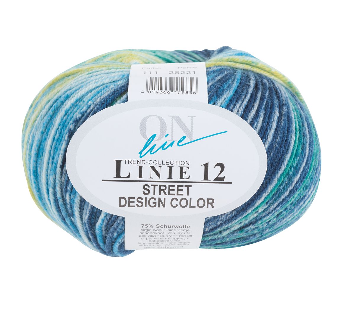 ONline Wolle Street Design Color, Linie 12 - Farbe 111