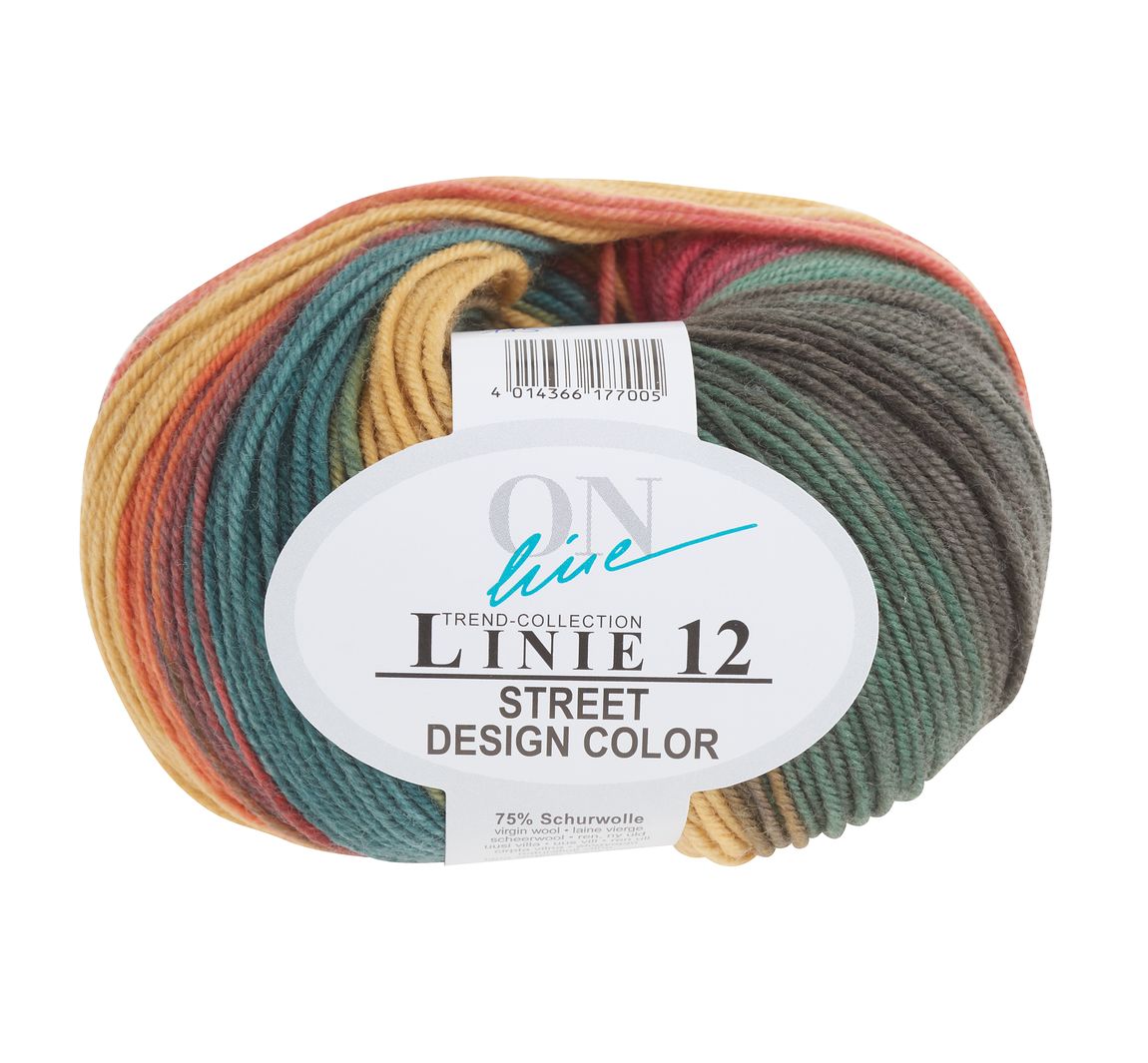 ONline Wolle Street Design Color, Linie 12 - Farbe 115