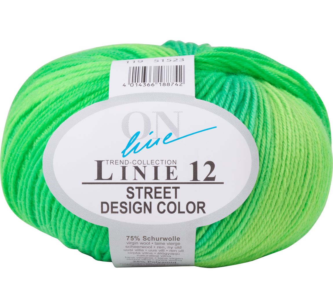 ONline Wolle Street Design Color, Linie 12 - Farbe 119
