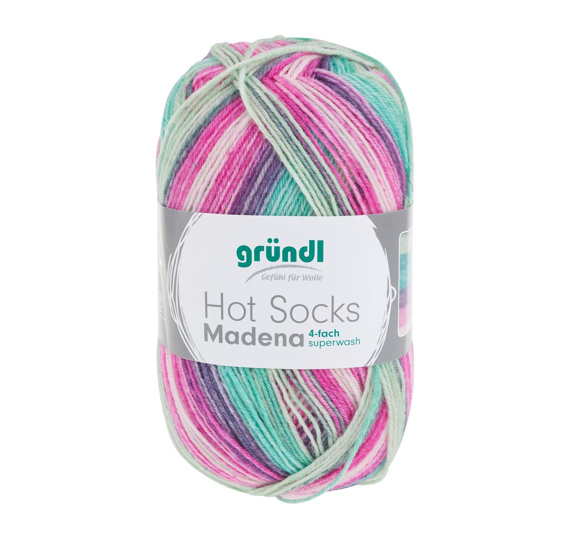 Gründl Hot Socks "Madena" - Berry/Lagune, Farbe 07