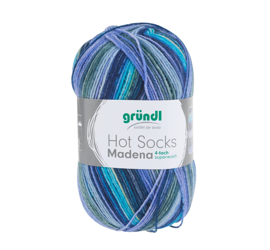 Gründl Hot Socks "Madena" - Baltic-Sea-Mix, Farbe 08