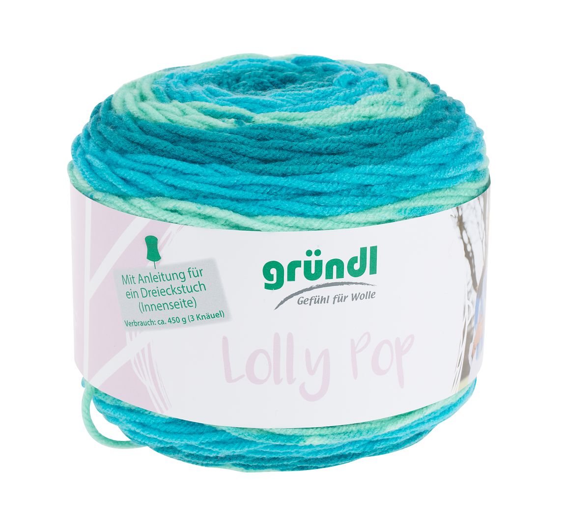 Gründl Wolle "Lolly Pop" - Frosty Swirl, Farbe 10