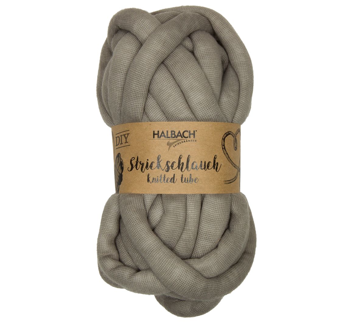 Strickschlauch - Grau