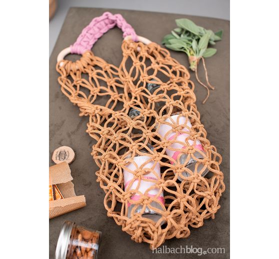 Strickschlauch aus Papiergarn, 30m