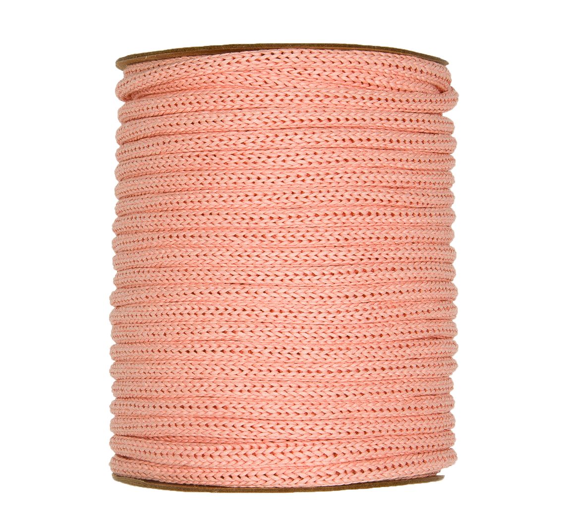 Strickschlauch aus Papiergarn, 30m - Apricot