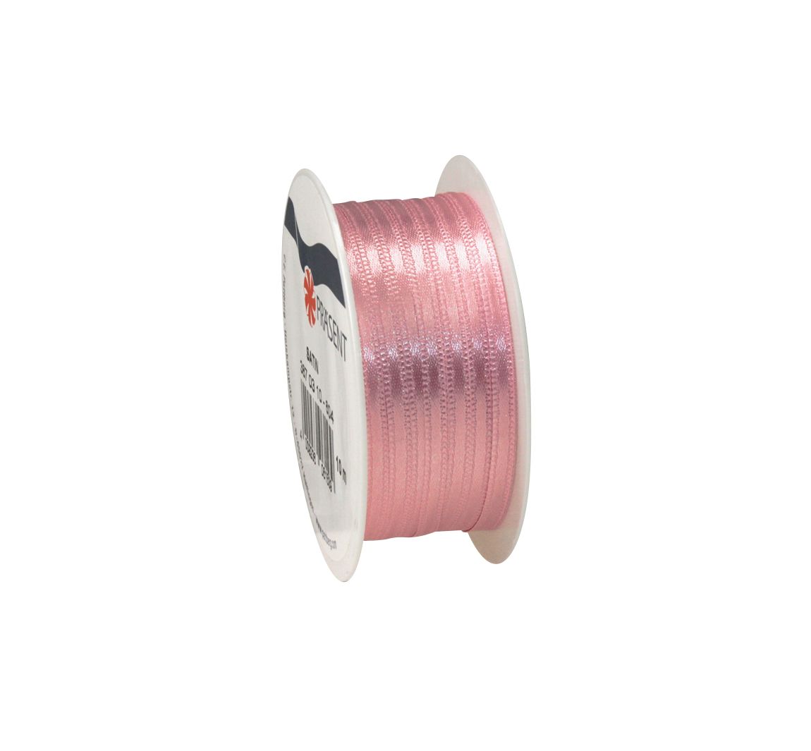 Satinband, 3 mm - Rosa