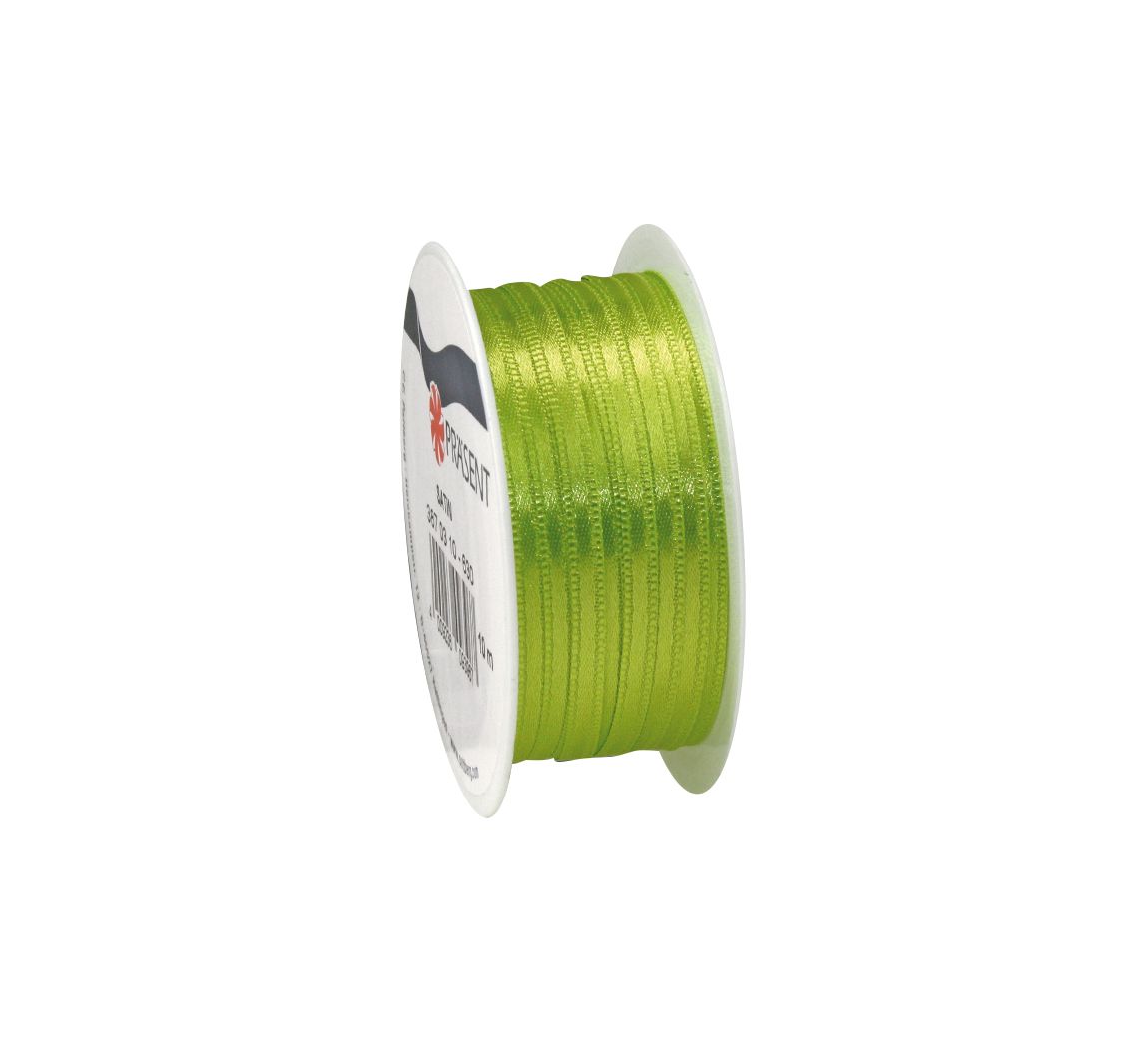 Satinband, 3 mm - Maigrün