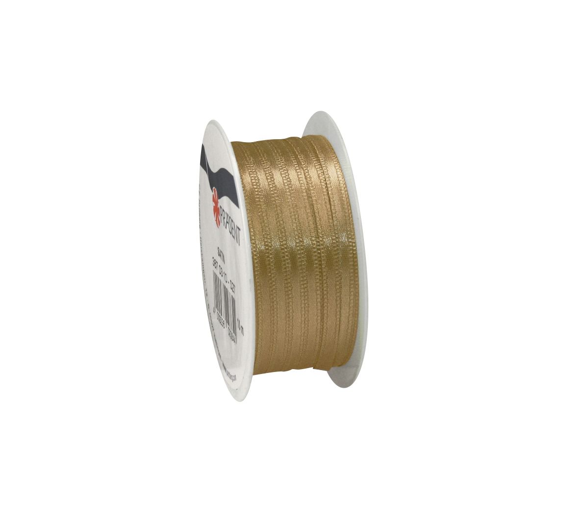 Satinband, 3 mm - Gold