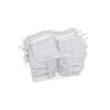 VBS Organza bags "7,5 x 12 cm", 100 pieces White