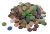 VBS Glas-Muggelsteine "Bunt Opak", 1 kg, Ø 1,8 cm