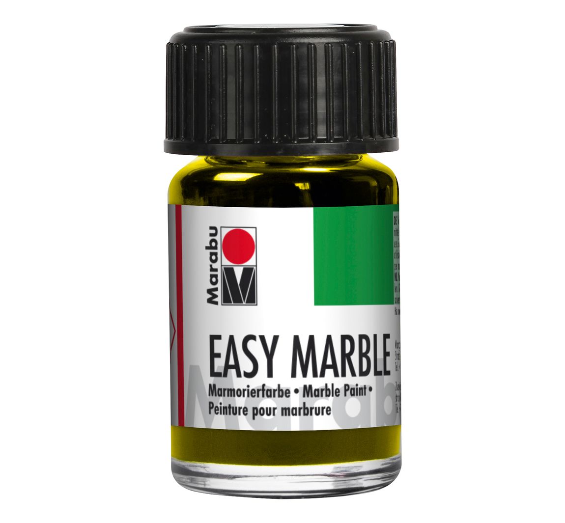 Easy Marble Marmorierfarbe, Marabu, 15 ml - Zitrone