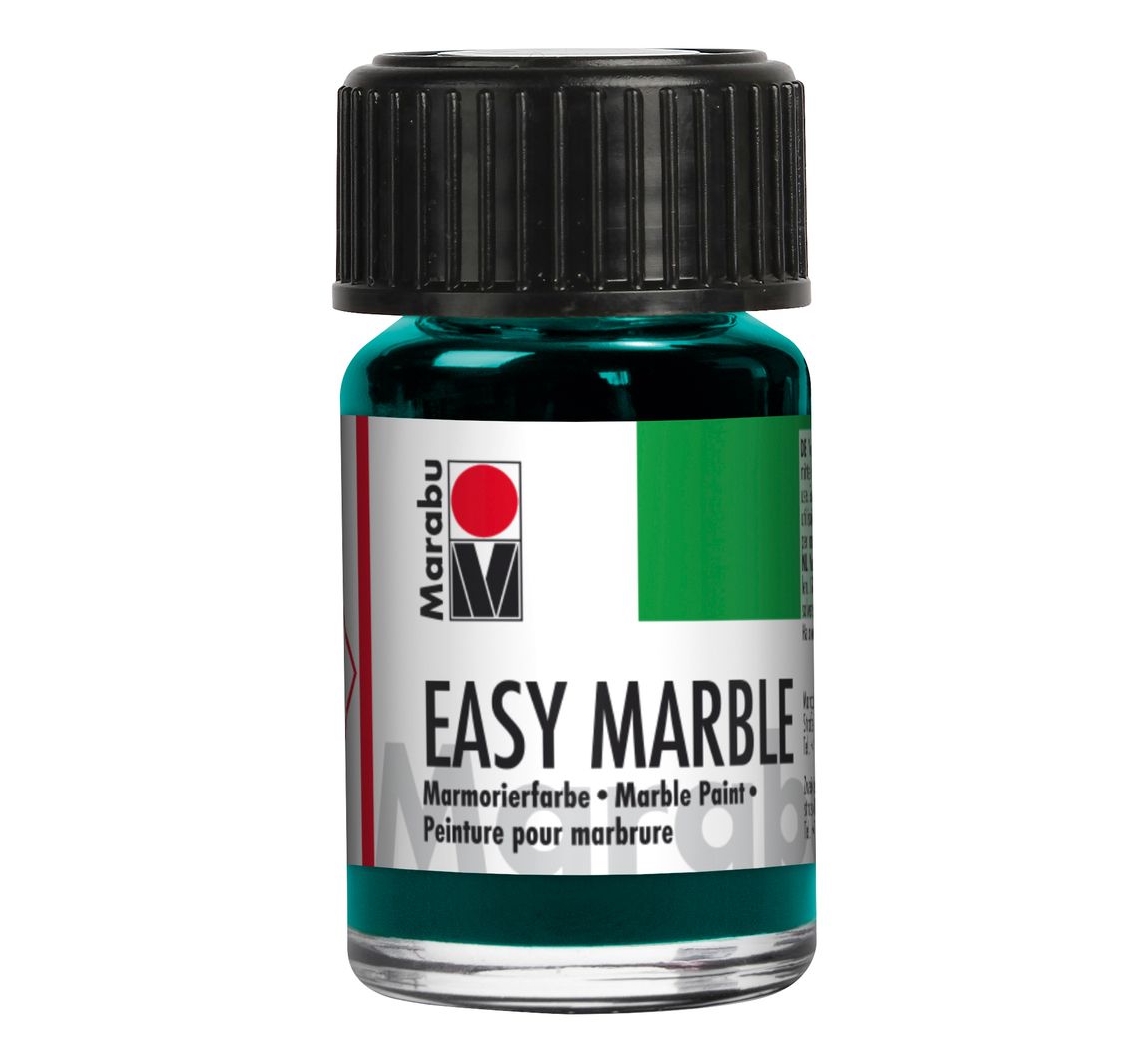 Easy Marble Marmorierfarbe, Marabu, 15 ml - Türkisblau