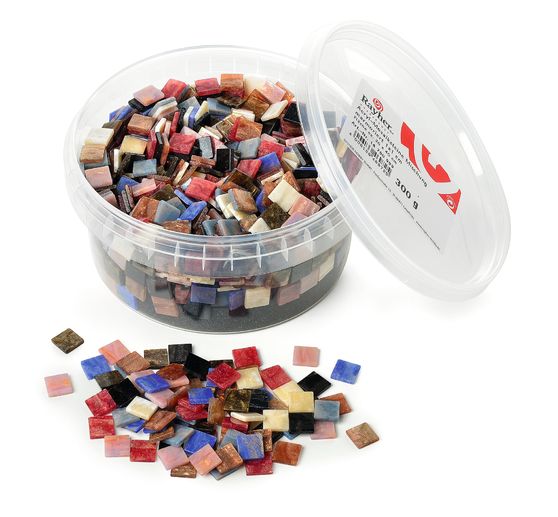 Acrylic-Mosaic stones "Marbled", 300g