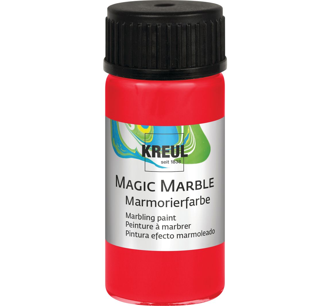KREUL Magic Marble Marmorierfarbe - Rot