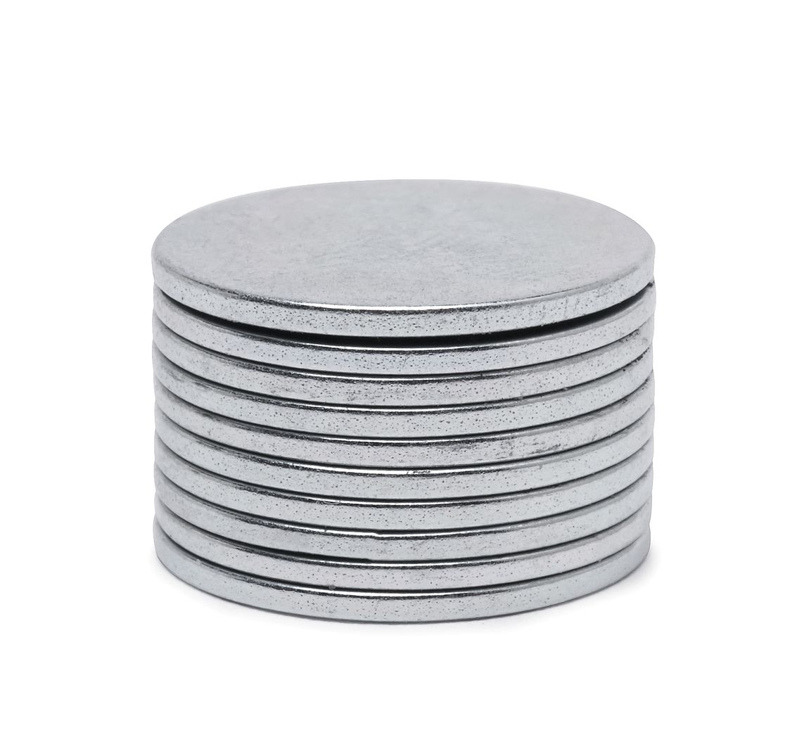 VBS Magnete "Extra stark", flach, Ø 15 mm, 10 Stück