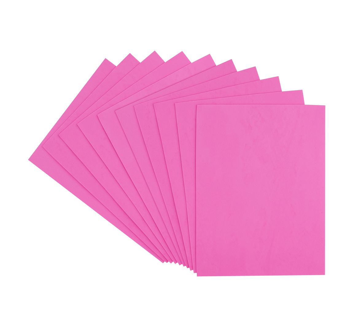 VBS Moosgummi, 2 mm, 10 Stück - Rosé