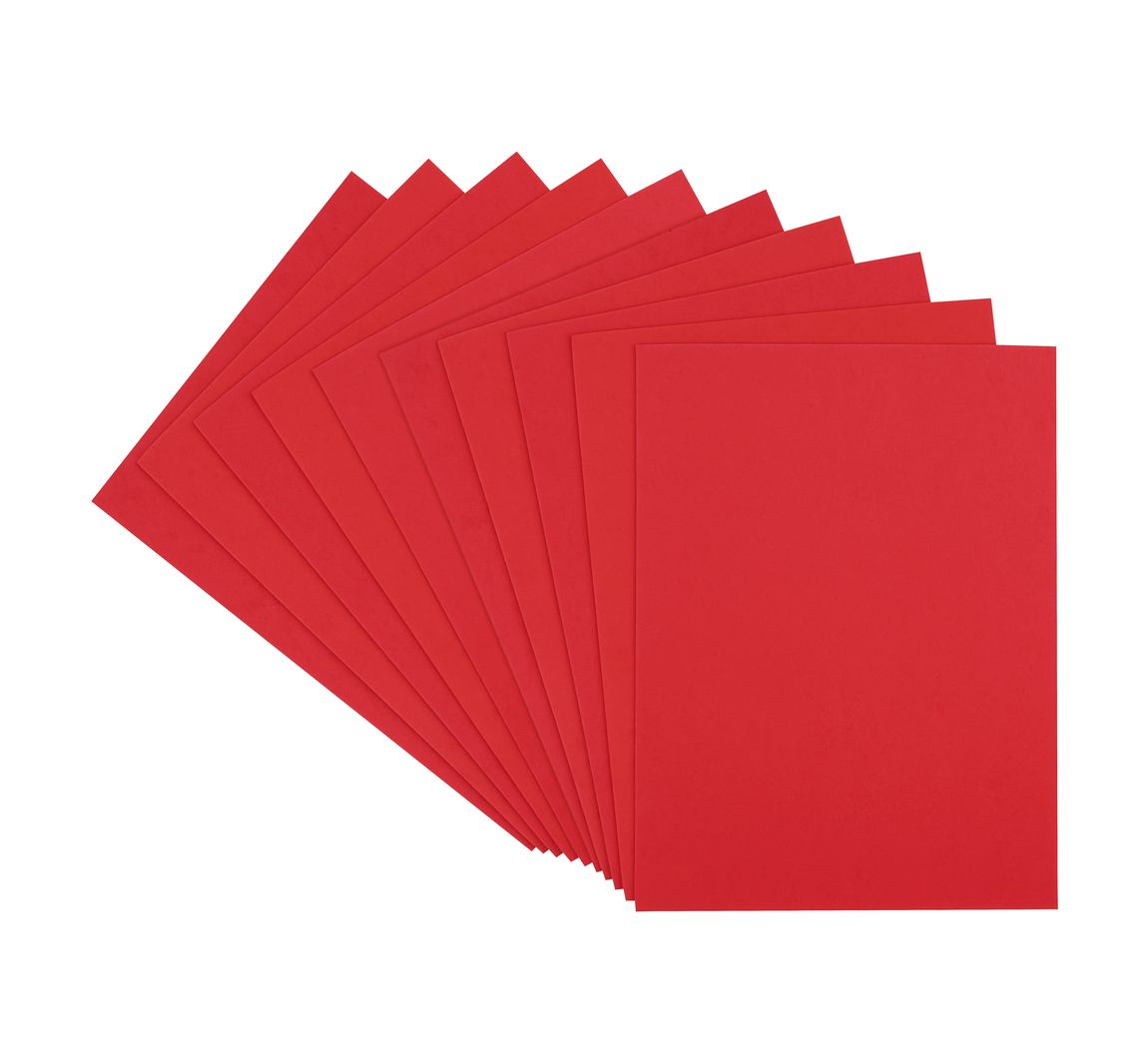 VBS Moosgummi, 2 mm, 10 Stück - Rot