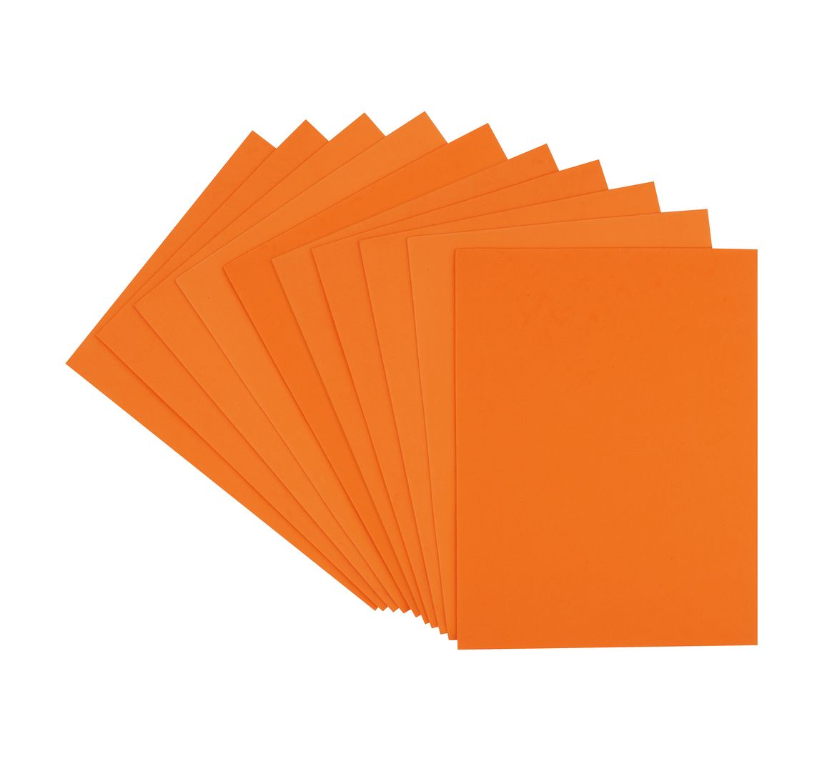 VBS Moosgummi, 2 mm, 10 Stück - Orange