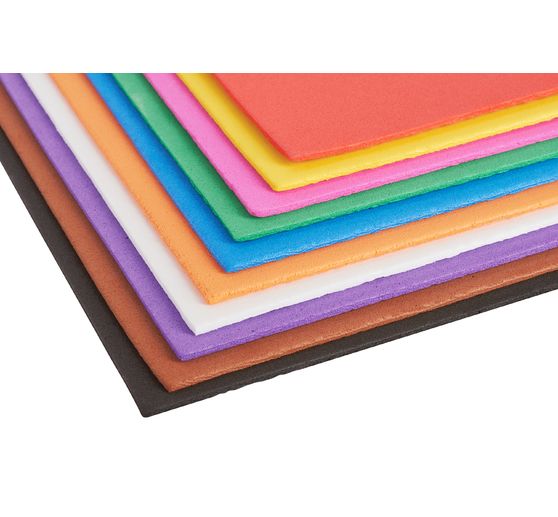 VBS Moosgummi "Megapack", 50 Stück, farbig sortiert