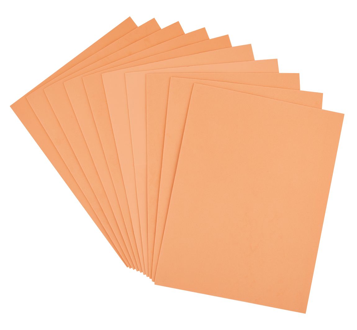 VBS Moosgummi, 2 mm, 10 Stück - Apricot