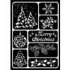 VBS Stencil, self-adhesive, DIN A5 Christmas