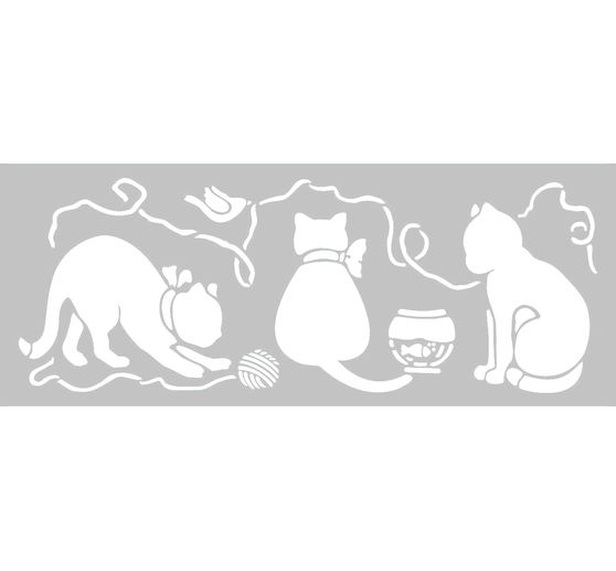 Schablone Katzen, Stamperia