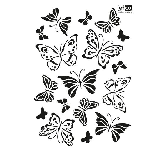 Schablone "Schmetterlinge"