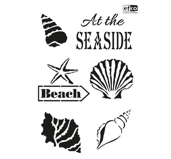 Schablone "At the seaside"
