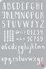 Bullet Journal Stencil "Alphabet"