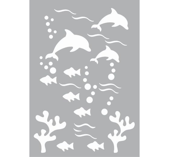 Stencil "Underwater World"