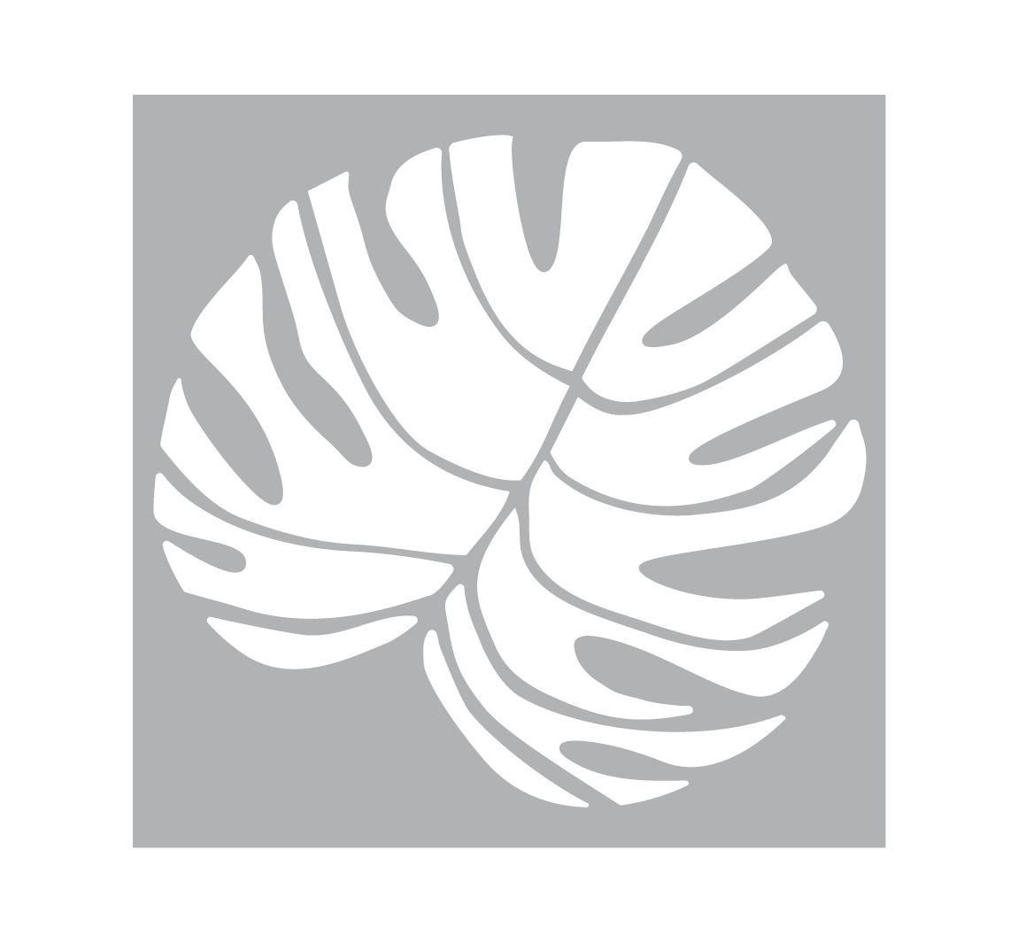 Schablone "Big Monstera Blatt"
