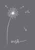 Stencil "Wish" with Scraper