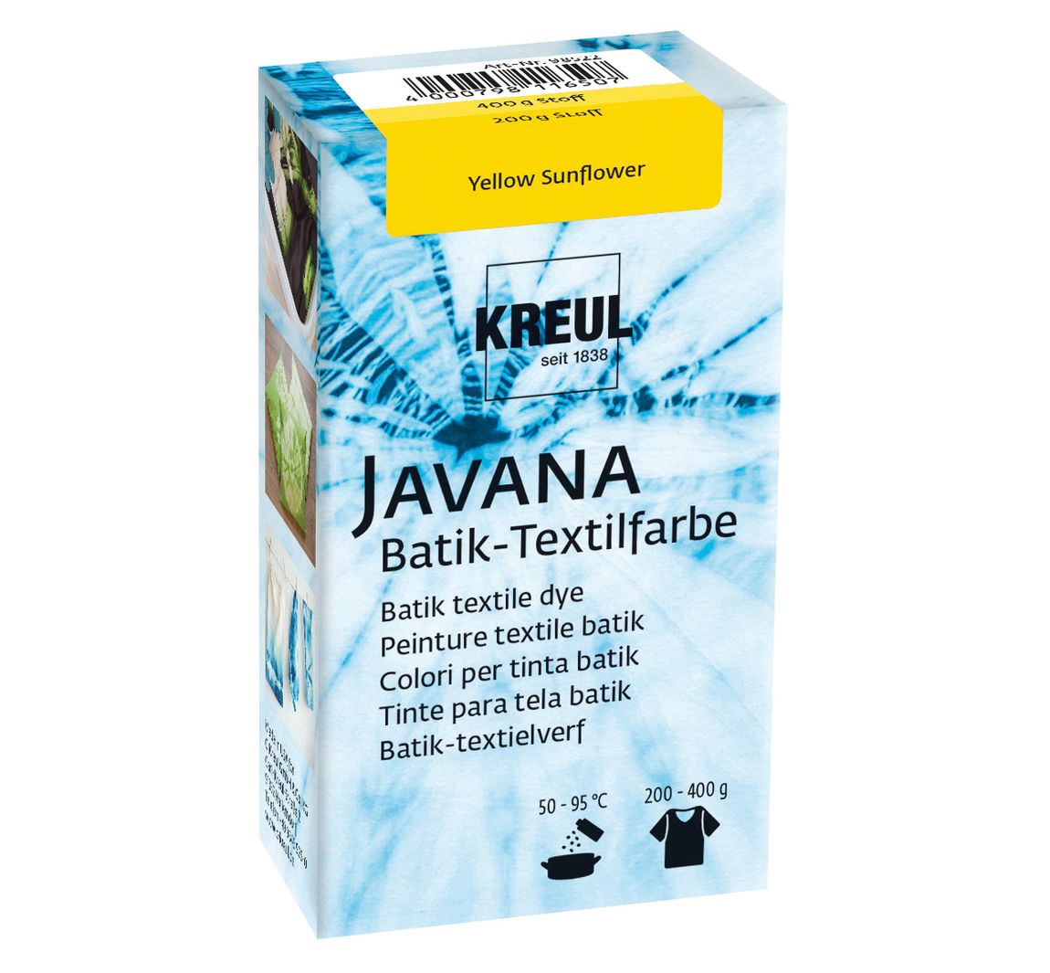 KREUL Javana Batik-Textilfarbe - Yellow Sunflower
