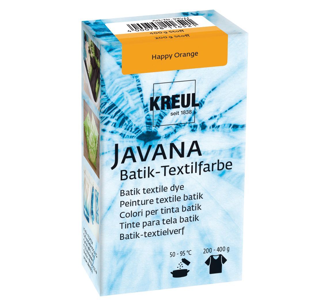 KREUL Javana Batik-Textilfarbe - Happy Orange