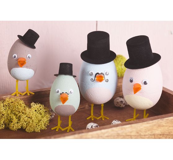 VBS Hühnerschnabel- und füße, 8 Sets